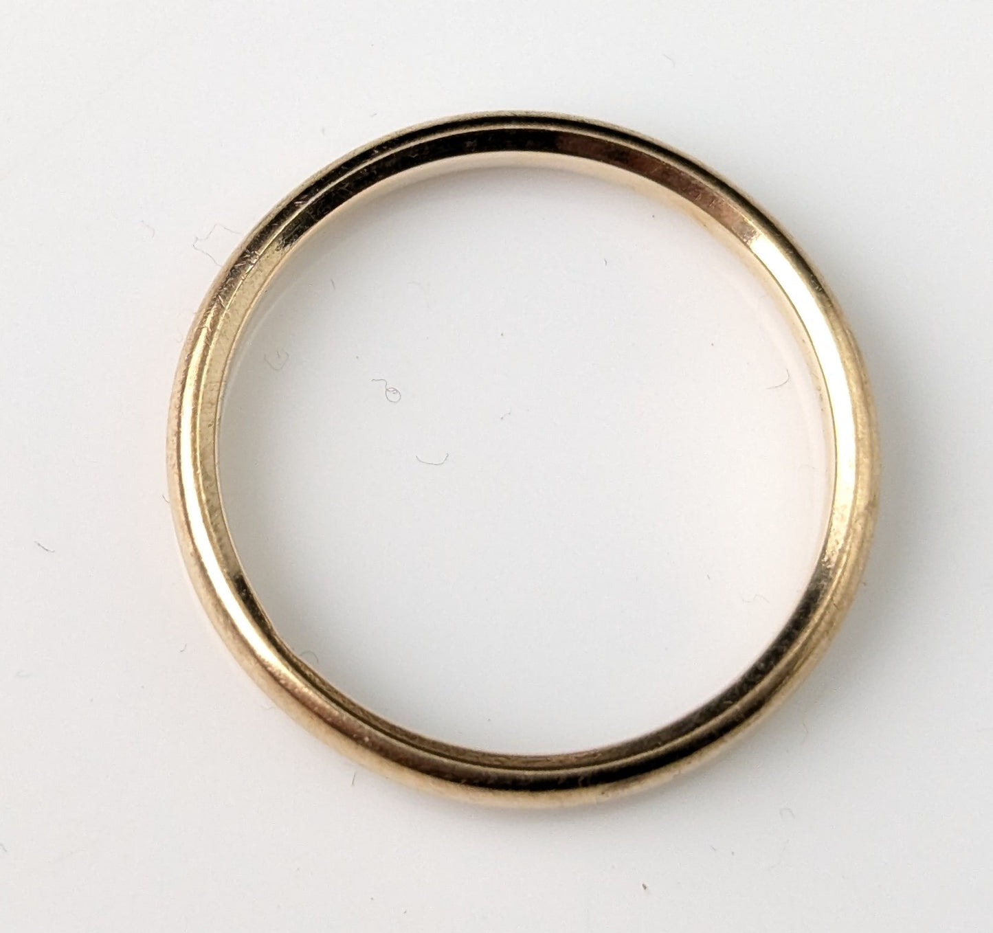 Vintage Mid-20th century 9ct gold band ring, wedding band