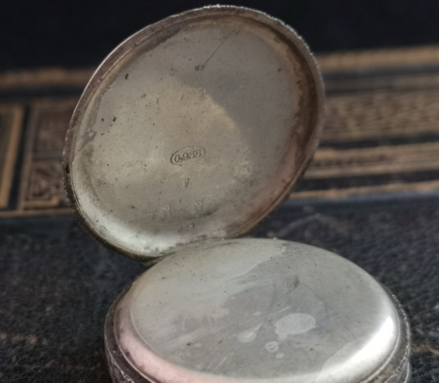 Antique ladies fine silver pocket watch