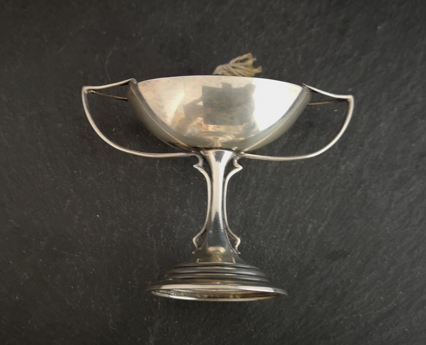 Antique silver cigar lighter, lamp, table top