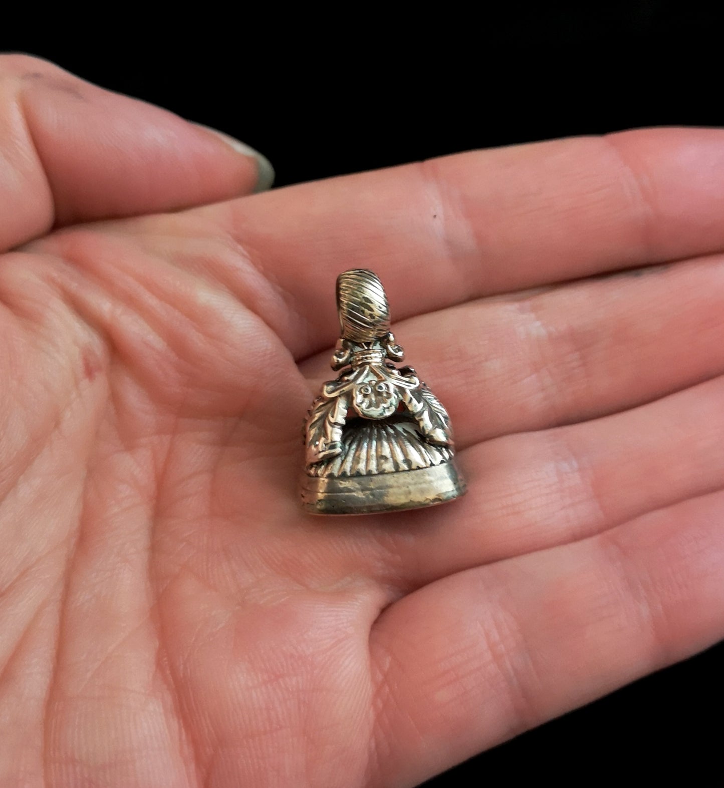 Antique Victorian seal fob, Chalcedony, pendant