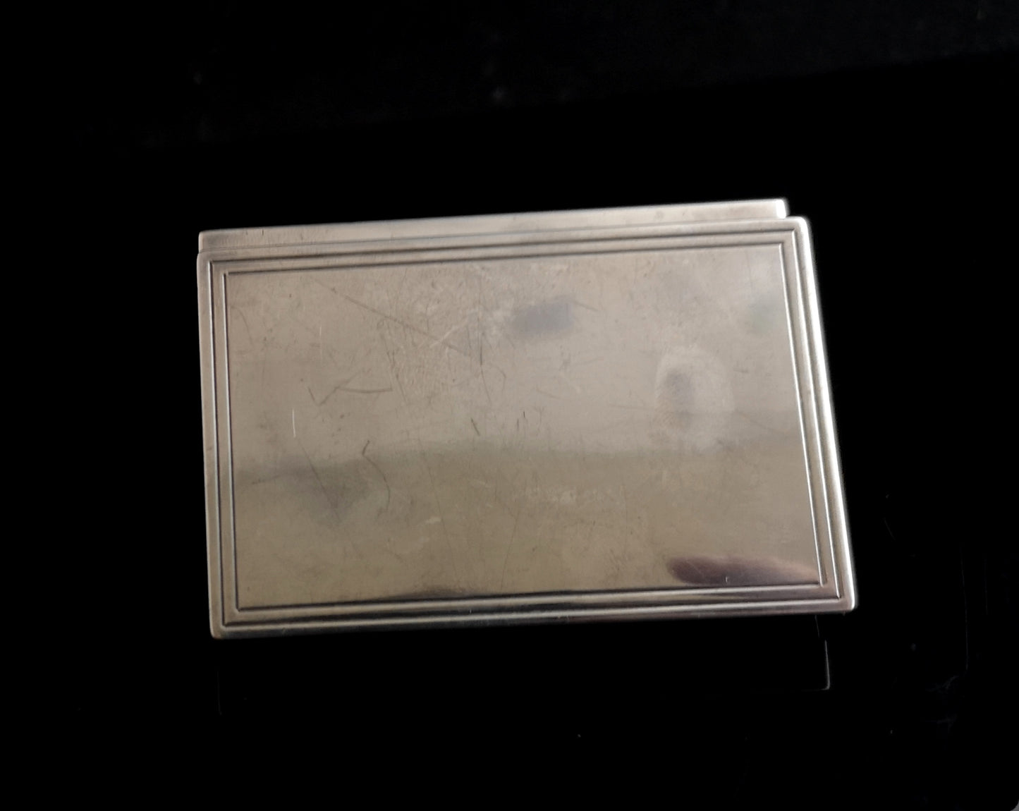 Vintage Art Deco French silver box, Keller Paris