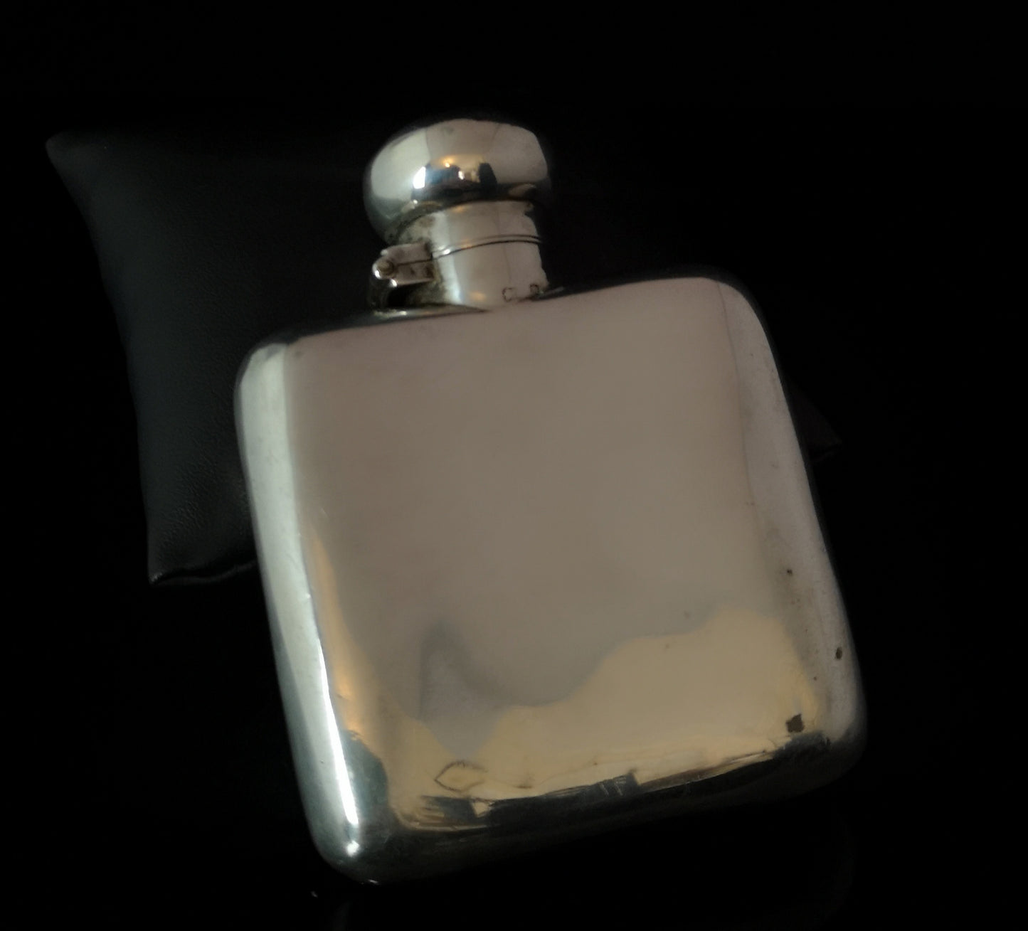 Antique Victorian silver hip flask