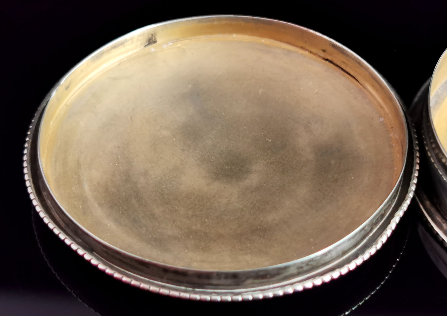 Antique silver snuff box, George III revival