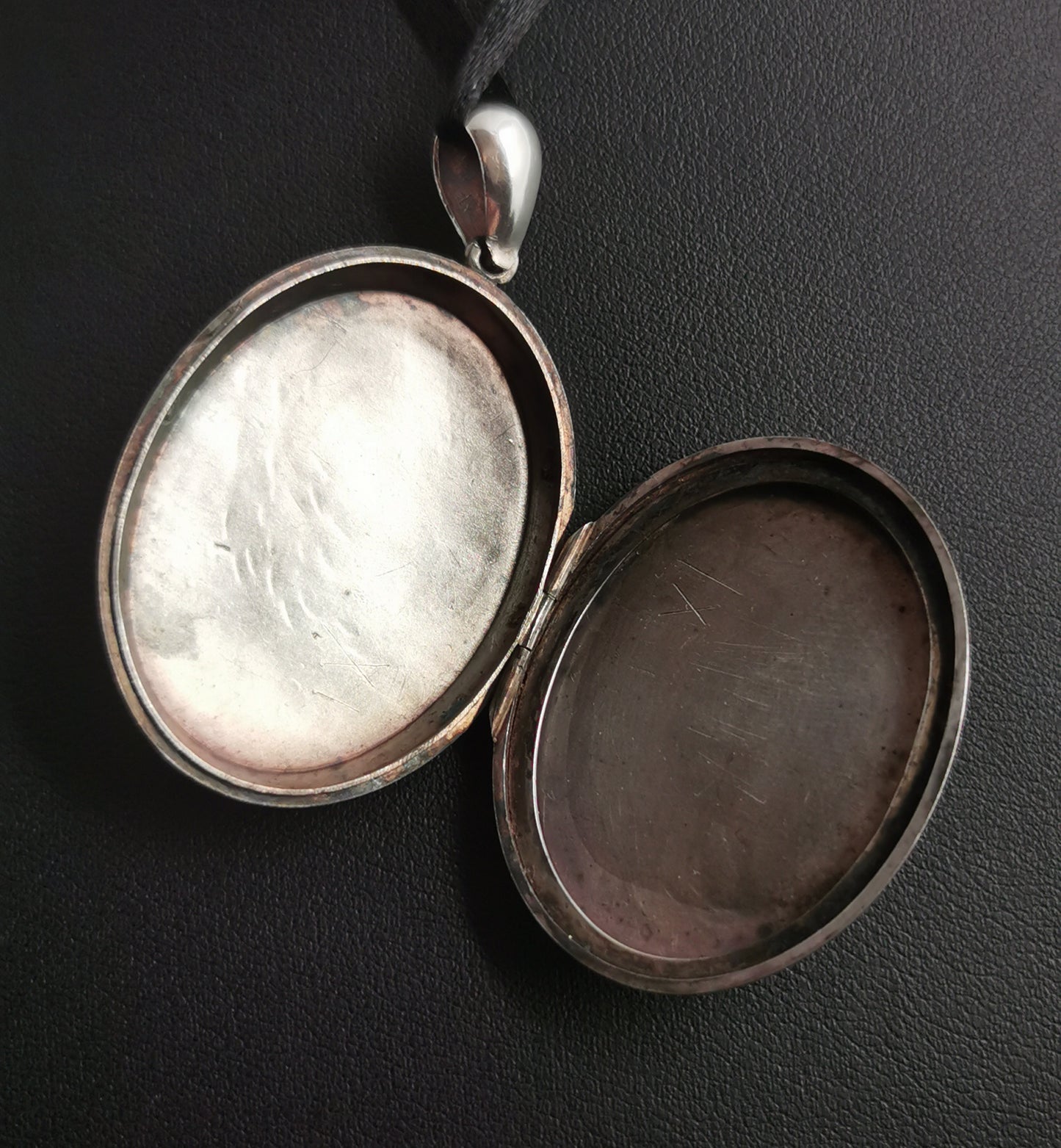 Antique Victorian silver Butterfly locket, pendant