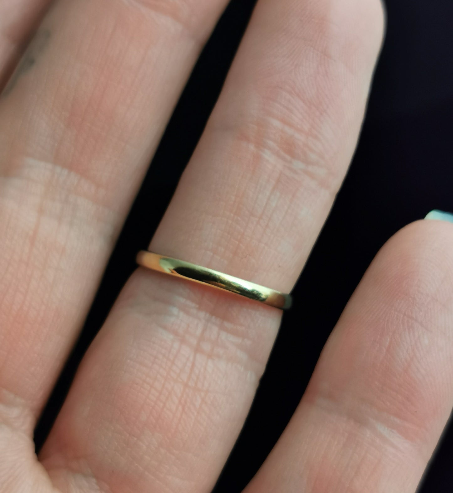 Vintage Opal and paste cluster ring, 9ct gold, 1970s