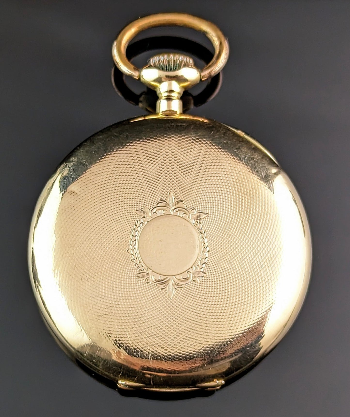 Antique 14ct gold pocket watch, Moeris, open face
