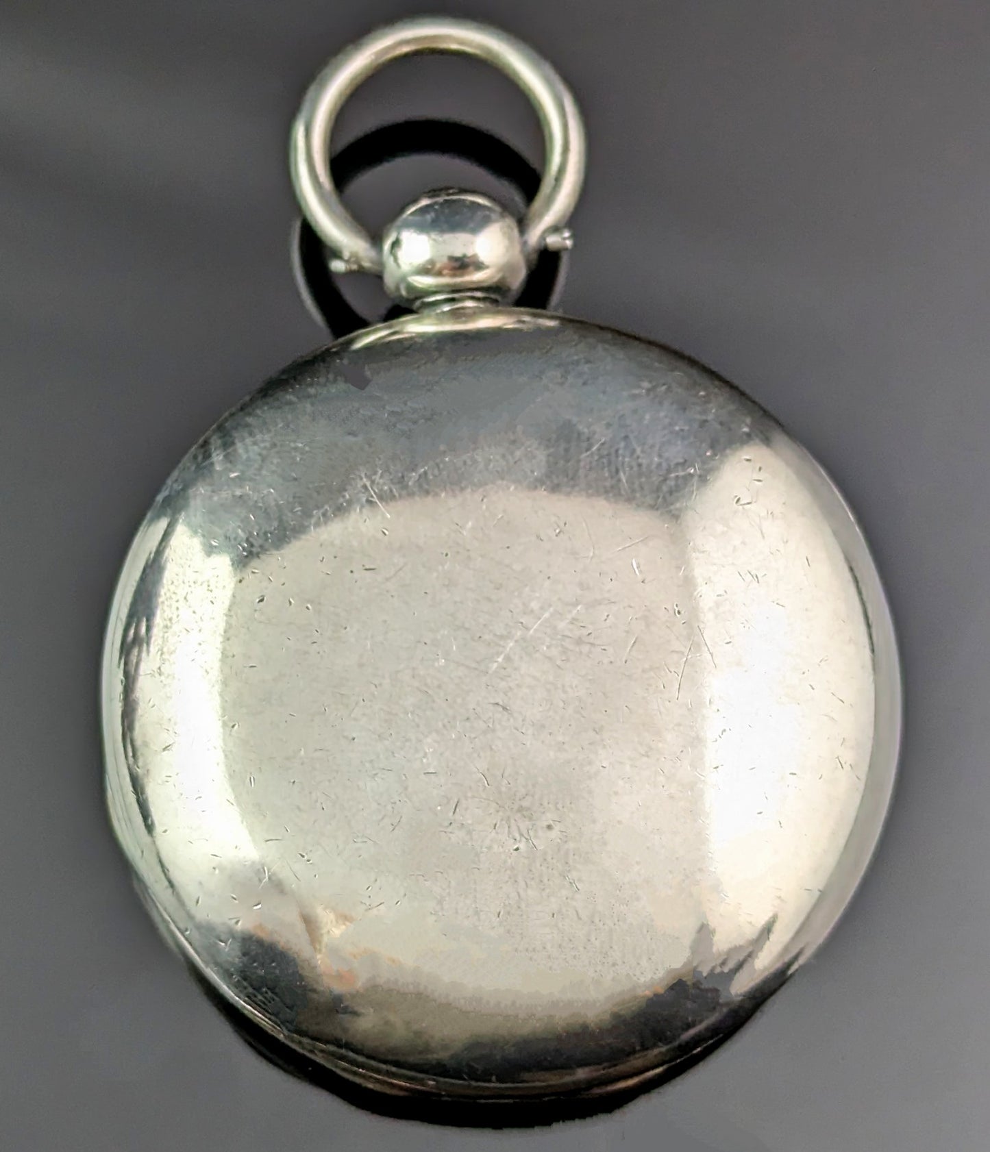 Antique Regency Sterling silver Full hunter pocket watch, Fusee movement
