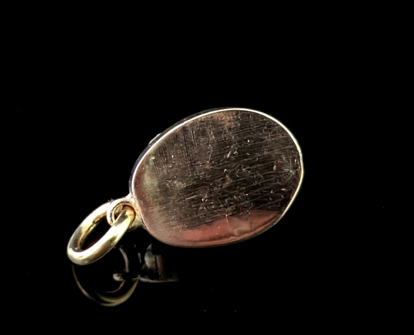 Antique scarab beetle pendant, 9ct gold, Charm
