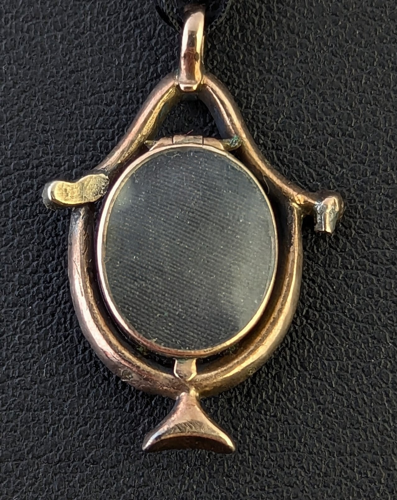 Antique Georgian Garnet mourning urn pendant, Locket