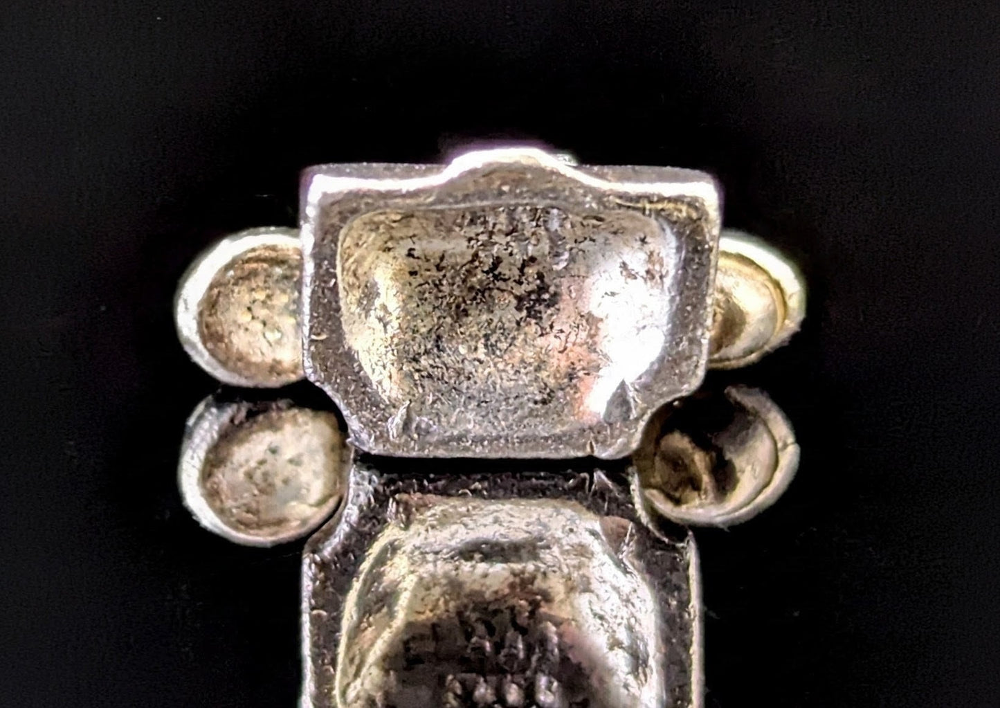 Vintage sterling silver Telephone charm, tiny pendant