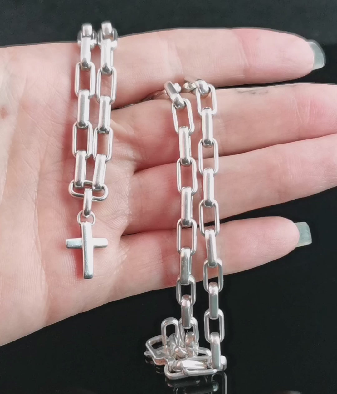 Armani mens sales cross necklace