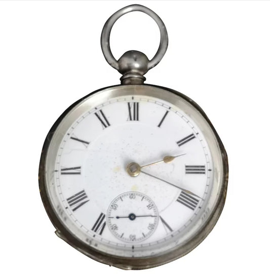 Antique Victorian silver pocket watch, Paragon