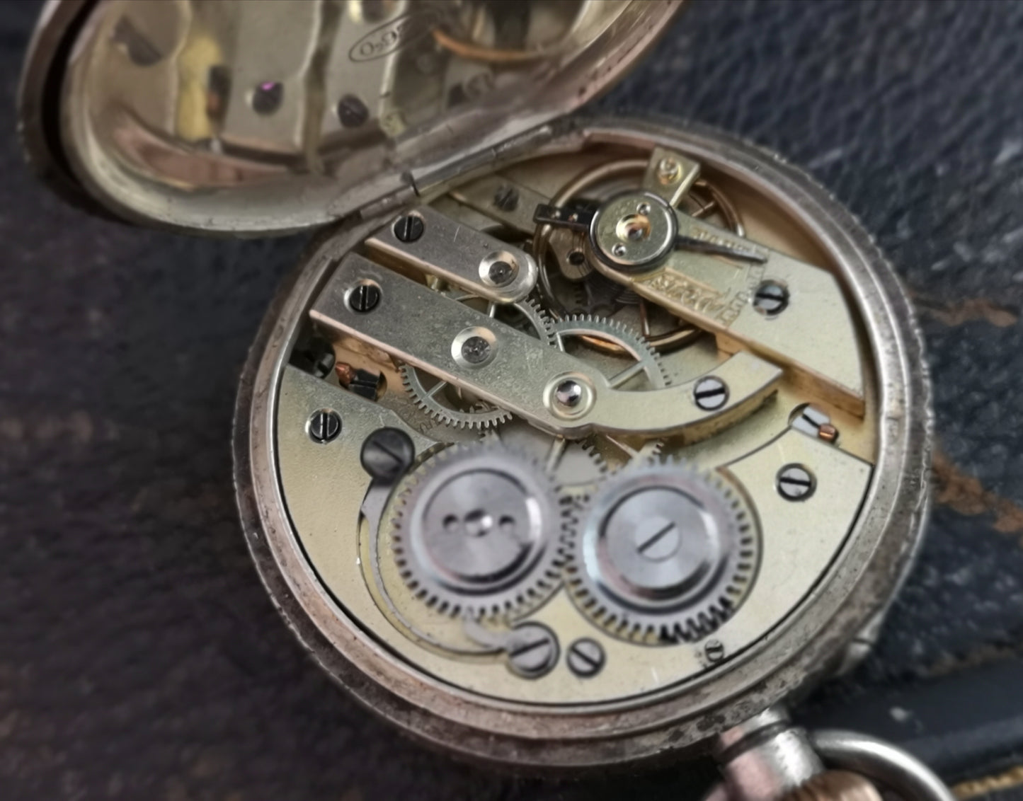 Antique ladies fine silver pocket watch