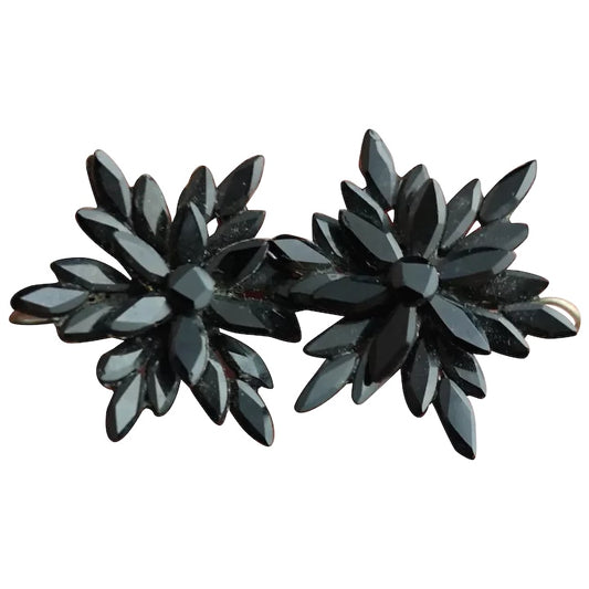 Victorian vauxhall glass earrings