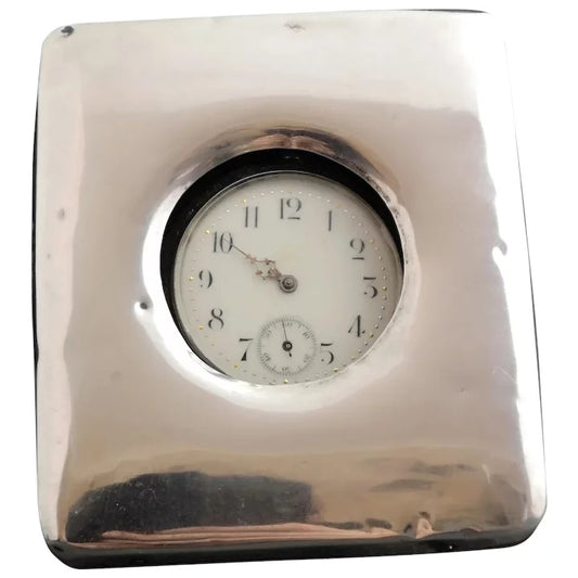 Antique silver pocket watch stand