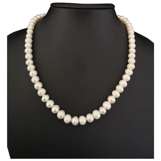 Vintage cultured pearl necklace, single strand
