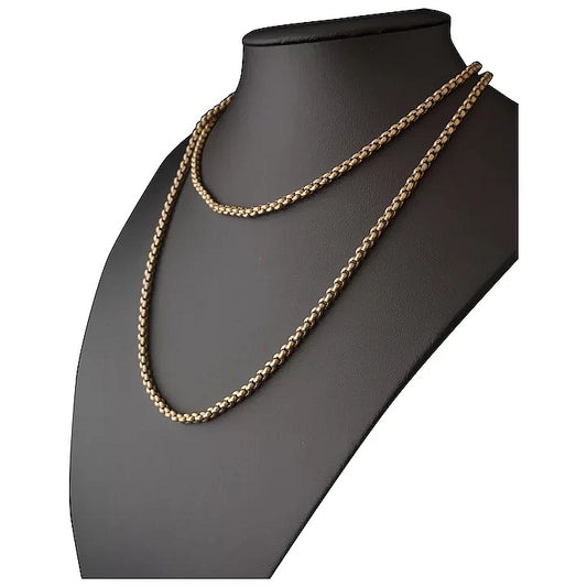 Antique Victorian longuard chain, rolled gold