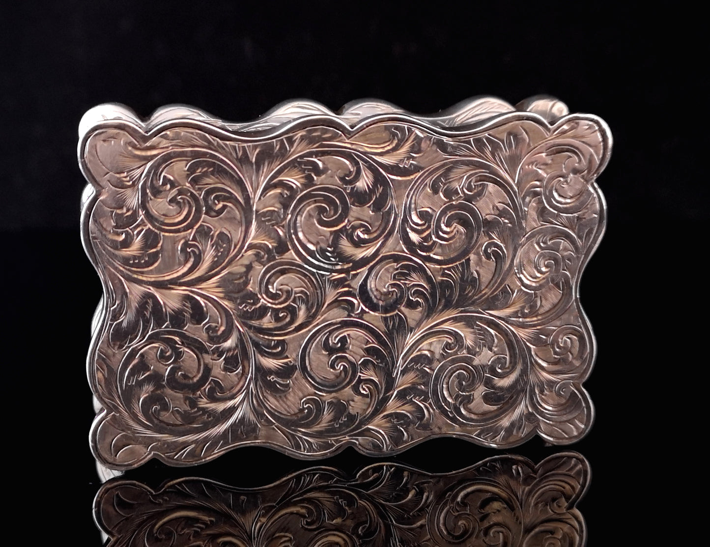 Antique silver snuff box, Deakin and Francis