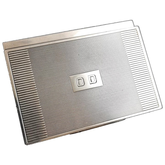 Vintage Art Deco French silver box, Keller Paris