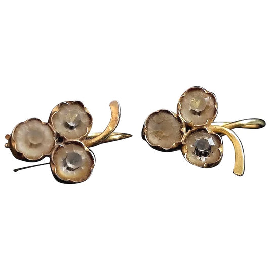 Antique Victorian 18ct gold Grape earrings