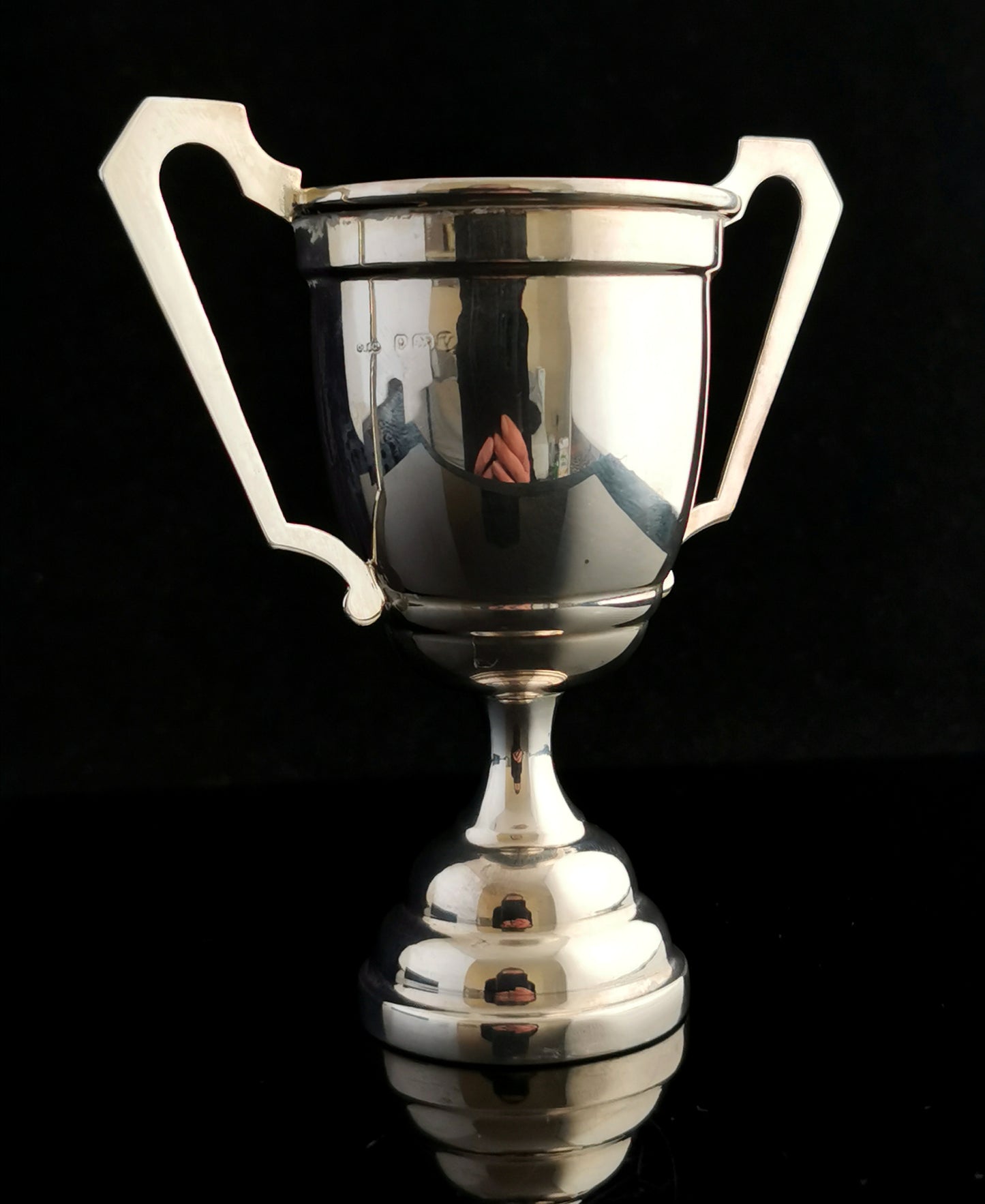 Vintage 1940s Sterling silver trophy cup