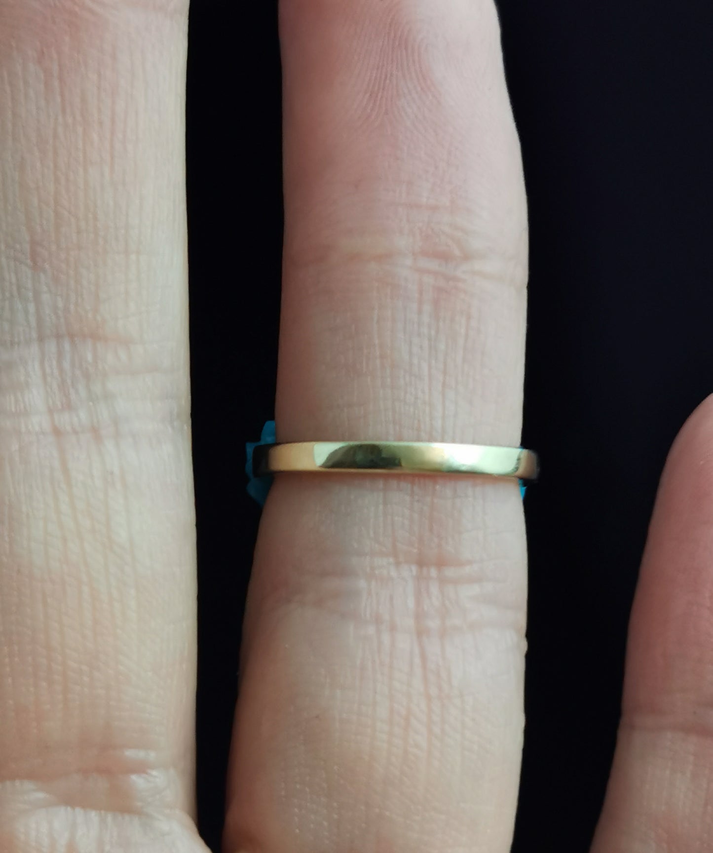 Lapis Lazuli, Diamond and Turquoise flower ring, 9ct yellow gold