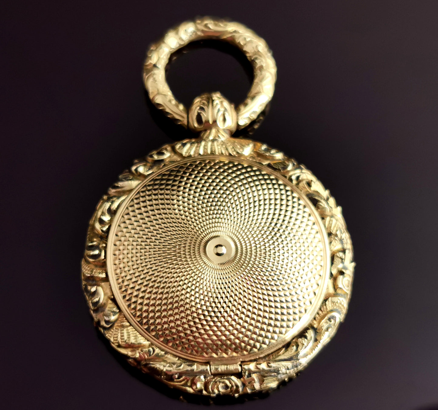 Antique Georgian mourning locket, pendant