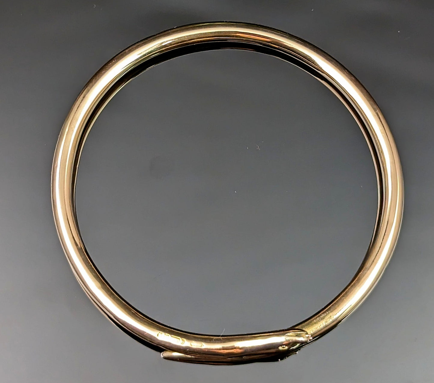 Antique 9ct gold Snake bangle, Upper Arm bracelet, Art Deco
