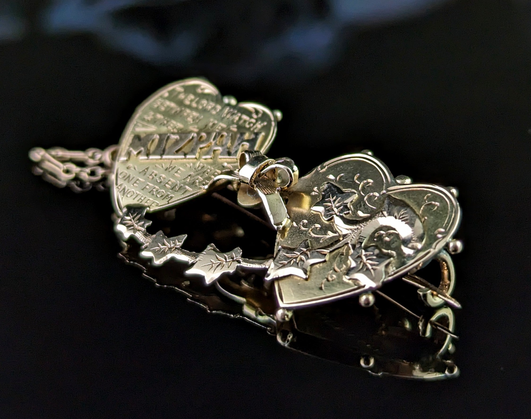 Mizpah brooch discount