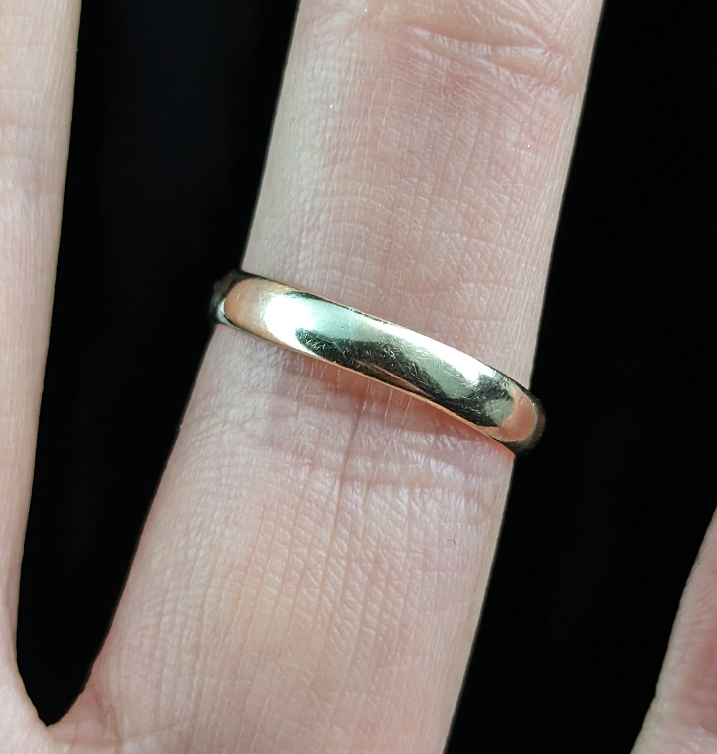 Antique Sapphire double row ring, 9ct gold, Victorian