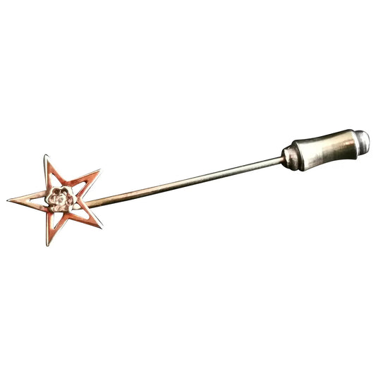 Vintage Diamond star stick pin, 9ct gold