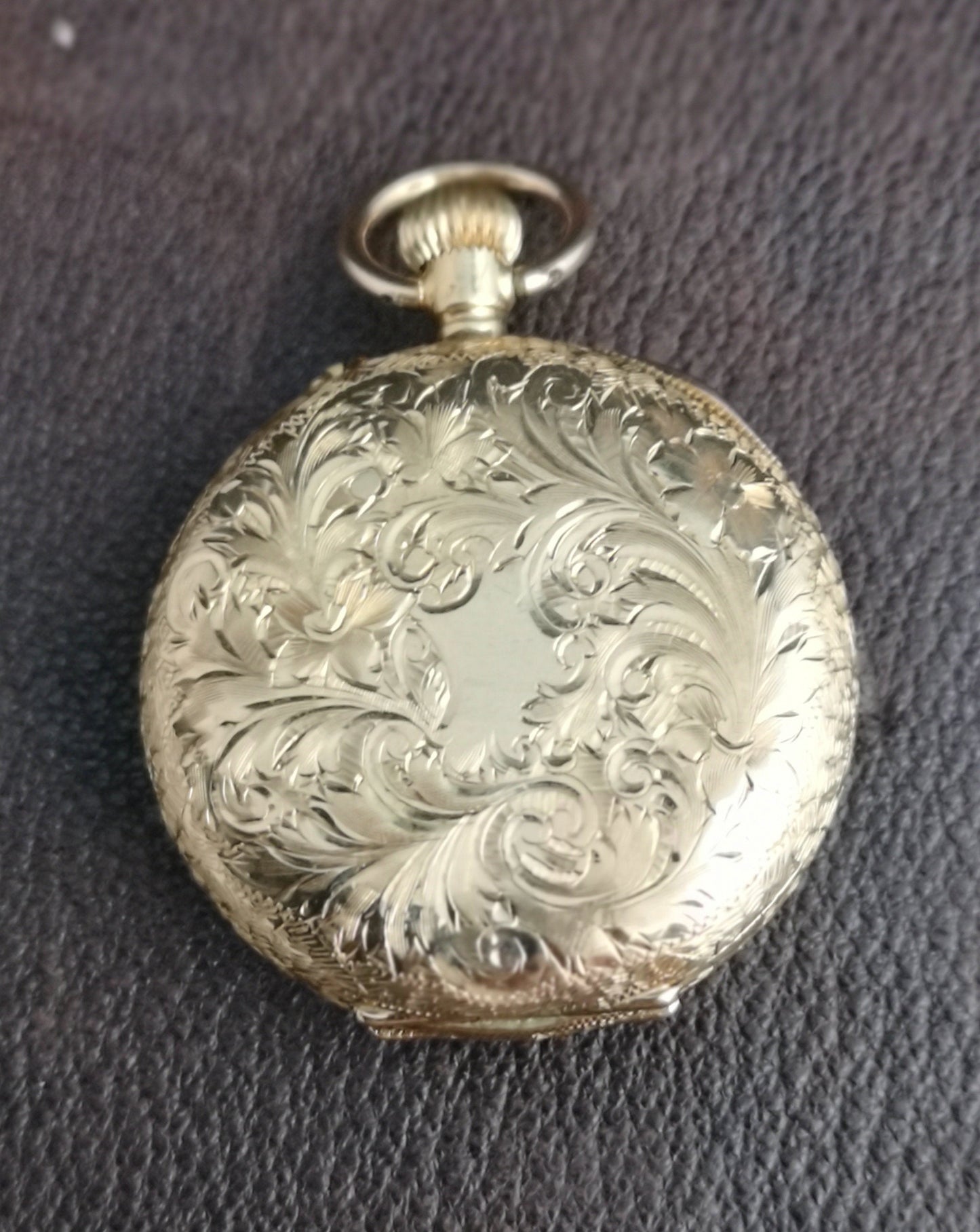 Antique gold pocket watch, 14ct fob watch